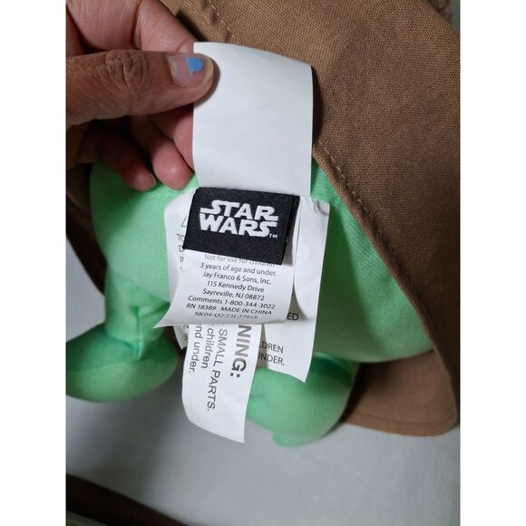 Star Wars The Mandalorian Child Pillowbuddy (Baby Yoda) - 18" Tall - Picture 5 of 6